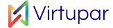 Virtupar Logo blau